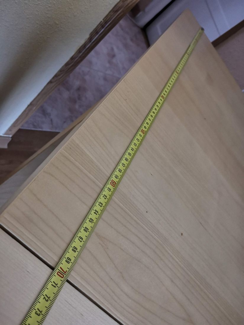 Ausziehbarer Esstisch + 4 Holzstühle, Foto 2