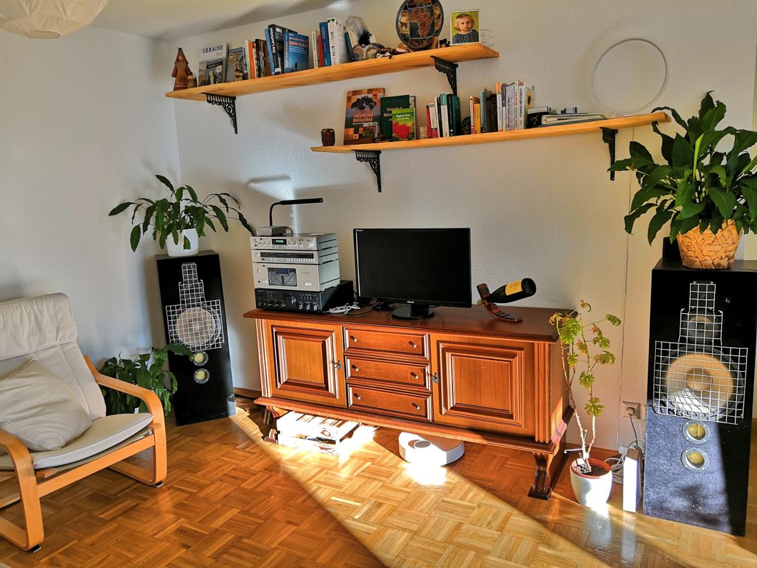 DIY-Wandregal-Bretter (Vollholz) + Guss-Konsolen, Foto 1