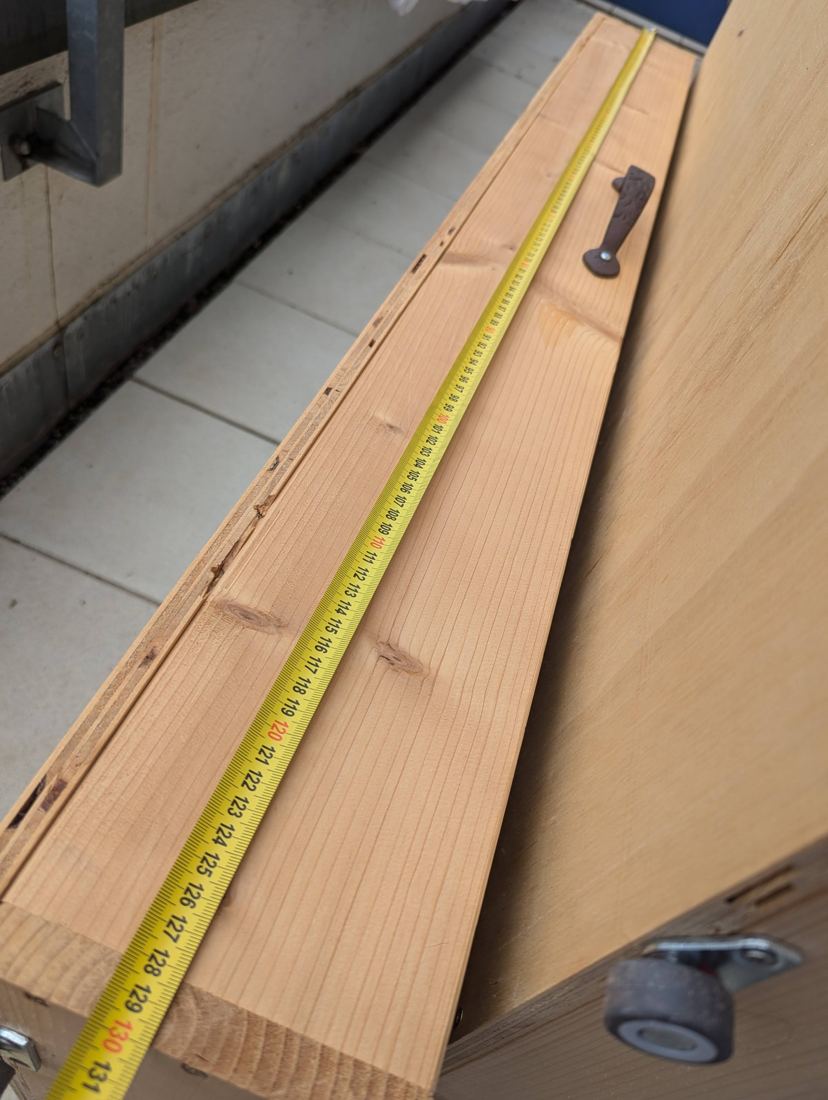 Bettkästen Massivholz mit Rollen (2 Stück), Foto 3