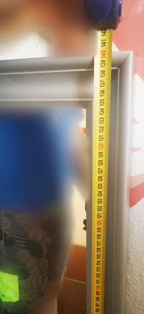 IKEA Ankleidespiegel silber, 140 cm, Foto 2